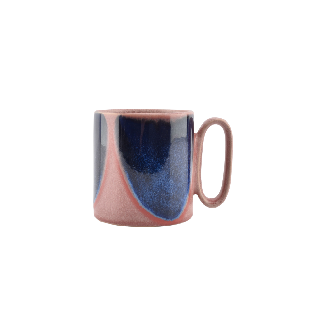 Tasse à thé Pink Blue Paint 0.39L