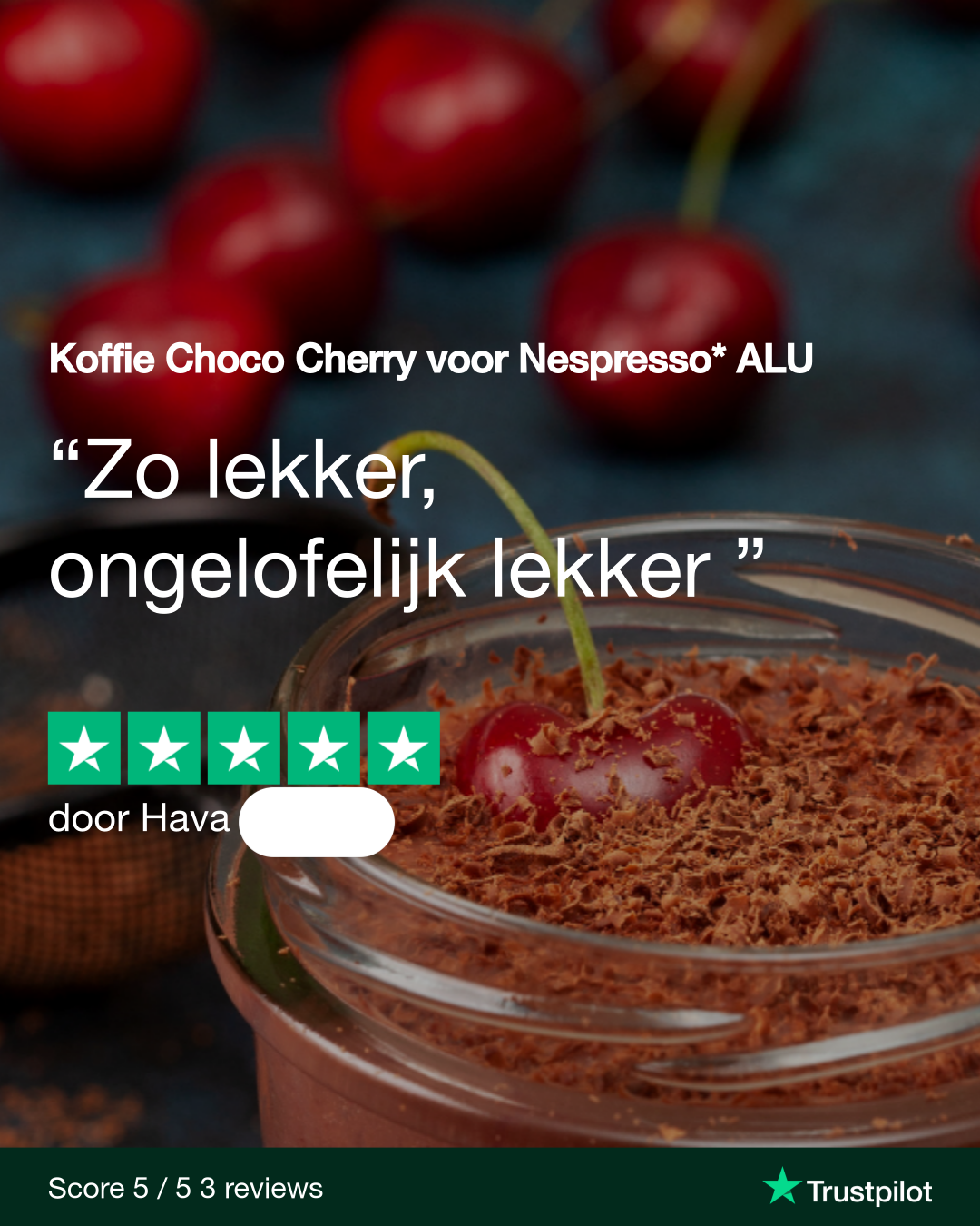 Café Choco Cherry pour Nespresso* ALU