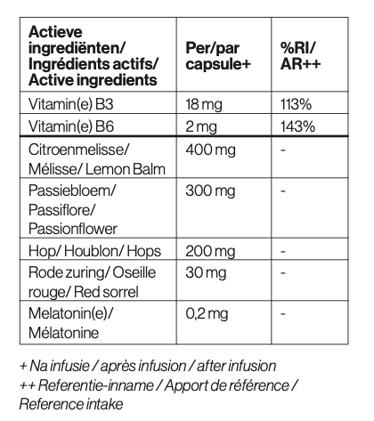 Sleep formula voor Nespresso*