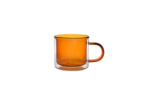 Tasse à thé double paroi Liv ambre set/2 0.27L