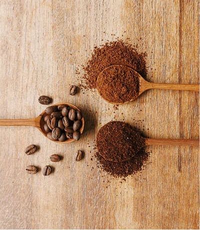 Café en grains et moulu